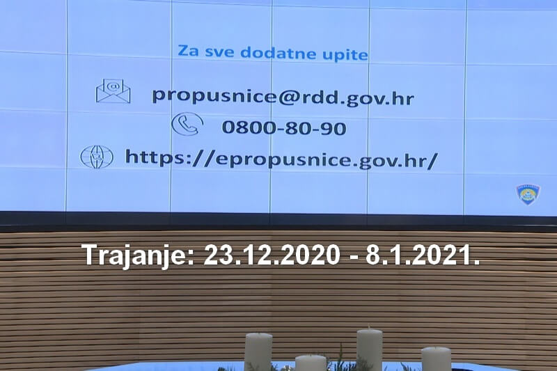 Odluka O Epropusnicama 18 12 2020